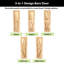 Porte de grange non finie en bois de pin massif Double X Design-88500048