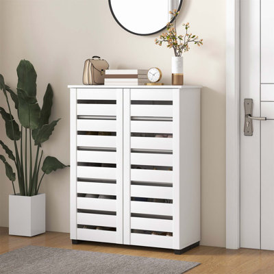 15 Pair Shoe Storage Cabinet