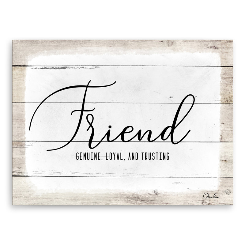 " Friend " by Olivia Rose, 30" H x 40" W x 1.5" D
