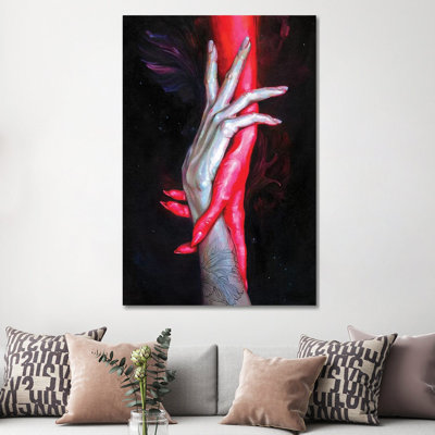 Allure 1 Piece Wrapped Canvas Wall Art
