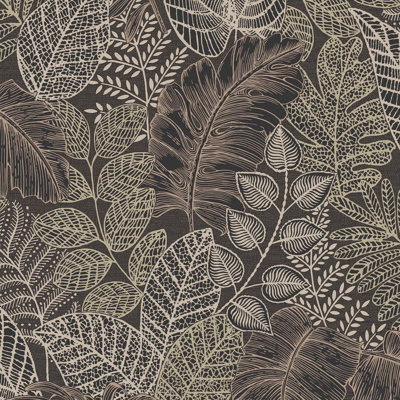 Superfresco Easy Scattered Leaves Floral Wallpaper