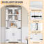 Armoire de rangement en coin Farmhouse