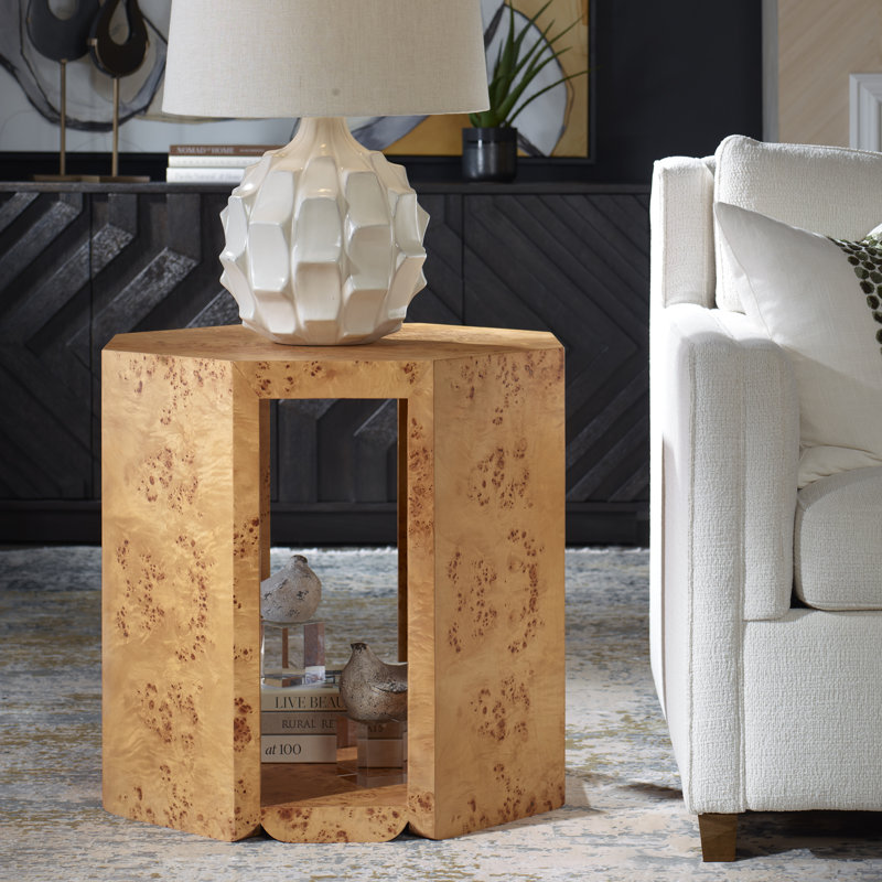 Dakota Fields Emma Burl Side Table