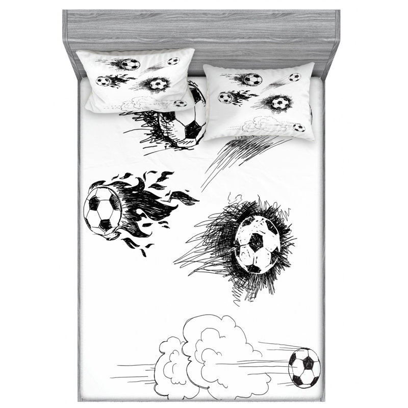 Microfiber Sheet Set, Full Sheet Set with Fitted Sheet
