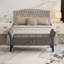 Banc de lit 51,5 po avec rangement en velours gris-1682585048-1682585053-1682585065