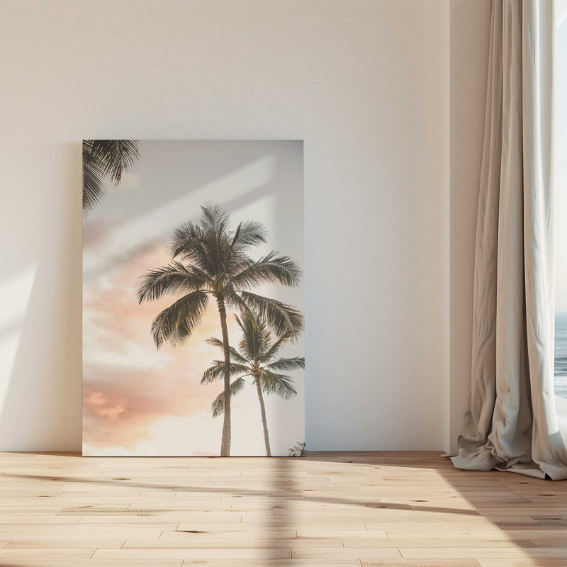 Impression sur toile Tropical Twilight, H 18 po x l 12 po x P 1,25 po, Toile tendue