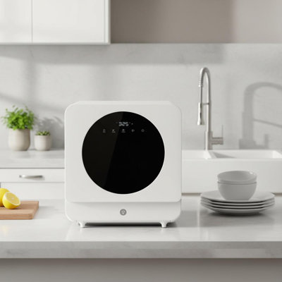 Comptoir de lave-vaisselle portatif, 6 programmes de lavage, avec affichage DEL et commande tactile