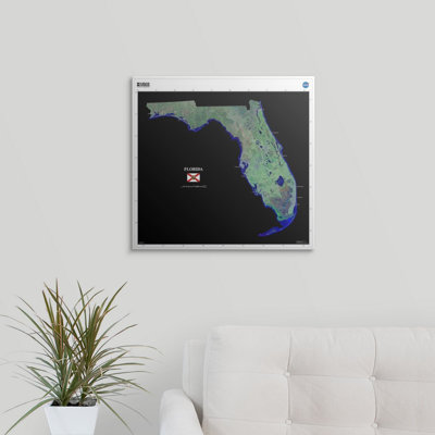 « floride-usg state mosaic », impression
