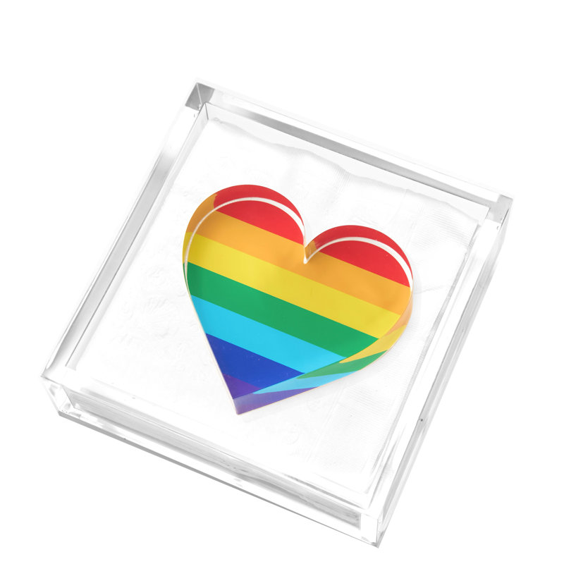 Porte-serviettes Rainbow Heart