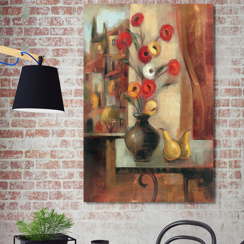 « old town souvenirs i », reproduction de peinture à l’acrylique sur toile, H 30 po x l 18 po x P 1 po
