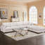 Ensemble de canapé modulaire polyvalent avec rangement supplémentaire et coussins amovibles pour tous les espaces-2005915723