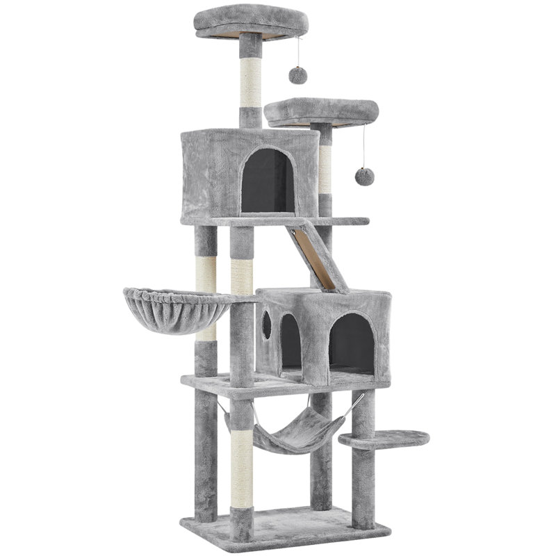 181.5cm Height  Cat Tree, Light Grey