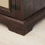 Console de 70 po avec décoration naturelle et grand espace de rangement, l 65 po x P 15,32 po x H 23,16 po