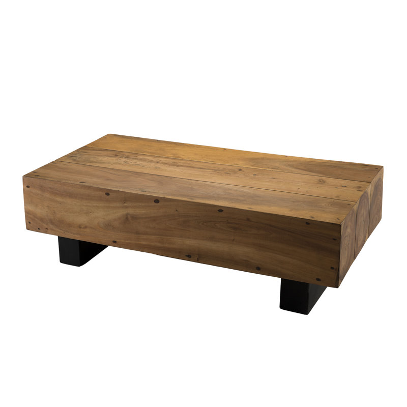 Jamir Solid Wood Sled Coffee Table