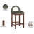 Conrad Letcher Velvet Counter Stool-379838293