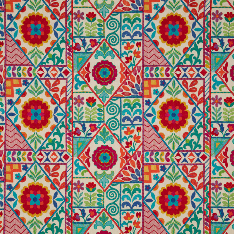 Fiesta Kahlo Linen Blend Performance Fabric
