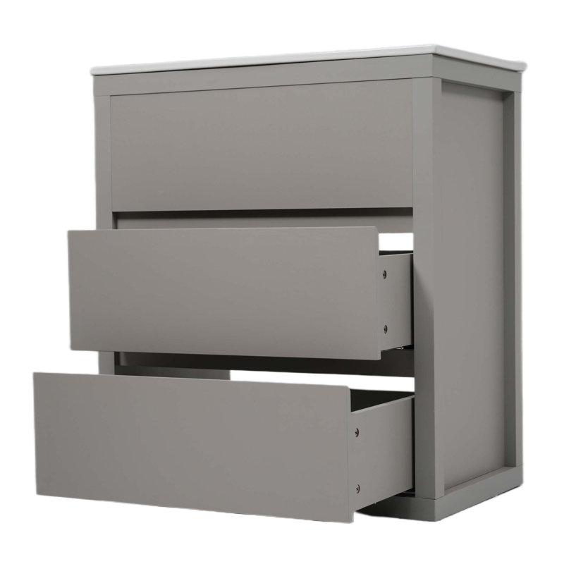 Meuble-lavabo 30 po avec lavabo en céramique et 2 tiroirs pleine extension, meuble-lavabo autoportant avec poignée libre à 45 °, glissières de tiroir à fermeture en douceur