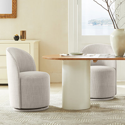Chaise d'appoint pivotante Sharlene