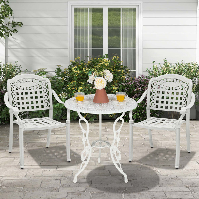 4 chaises Arvinder, Blanc