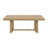 Brown Trestle Table With Leaf