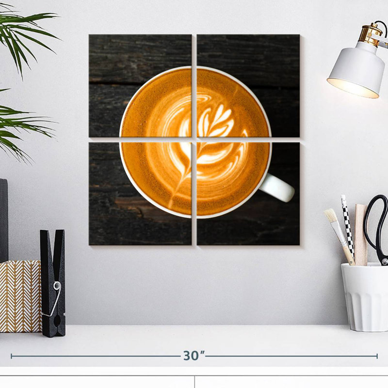 Café au lait chaud Yarlin, H 18 po x l 18 po