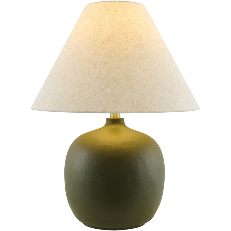 Burlison Makurdi Table Lamps, Green, Wheat