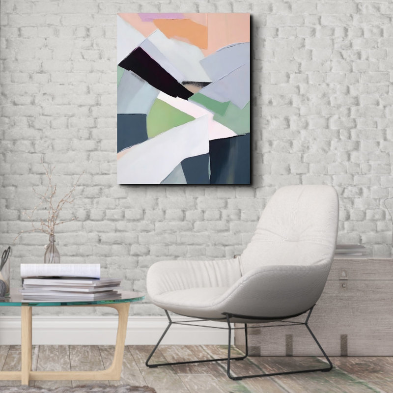 "Paysage 80" sur toile, H 32 po x l 26 po