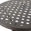 Table d'appoint d'extérieur en fonte d'aluminium