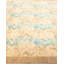 Tapis unique noué à la main Trevond Mogul - brun / bleu, 4 pi 2 po x 6 pi 1 po