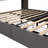 Bed Frame with LED, Wings Headboard Design-1385725512-1385725513