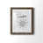 Walnut Framed