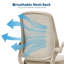 Fauteuil de bureau pivotant à hauteur réglable-1703346383-1703346378