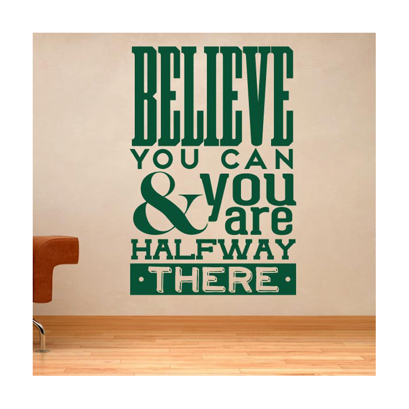 Wall Decal, Large, Aqua Green
