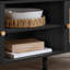 Noemi Rattan TV Unit For Tv's up to 58" - 140CM Width With Storage - TV Stand-868576398
