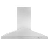 36" 400 CFM Convertible Island Range Hood in Brushed 430 Stainless Steel