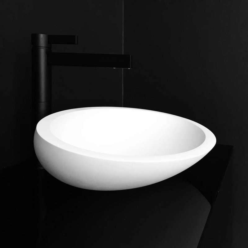 Vetro Freddo 17.13'' L Bathroom Sink, White