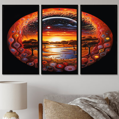 Crutchfield - Space Landscapes Wall Art Set