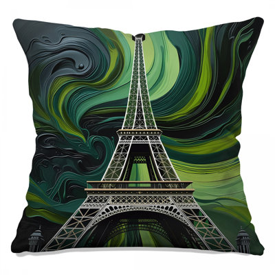 Coussin Tour Eiffel, coussins double face Architecture