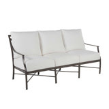 Monaco 74.5" Wide Outdoor Patio Sofa with Cushions