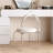 Makeup Vanity with Light mirror,8 drawers