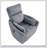 Gray Corduroy Fabric Swivel Glider Recliner With Solid Wood Frame And Plush Cushioning For Living Room Comfort-1211475347