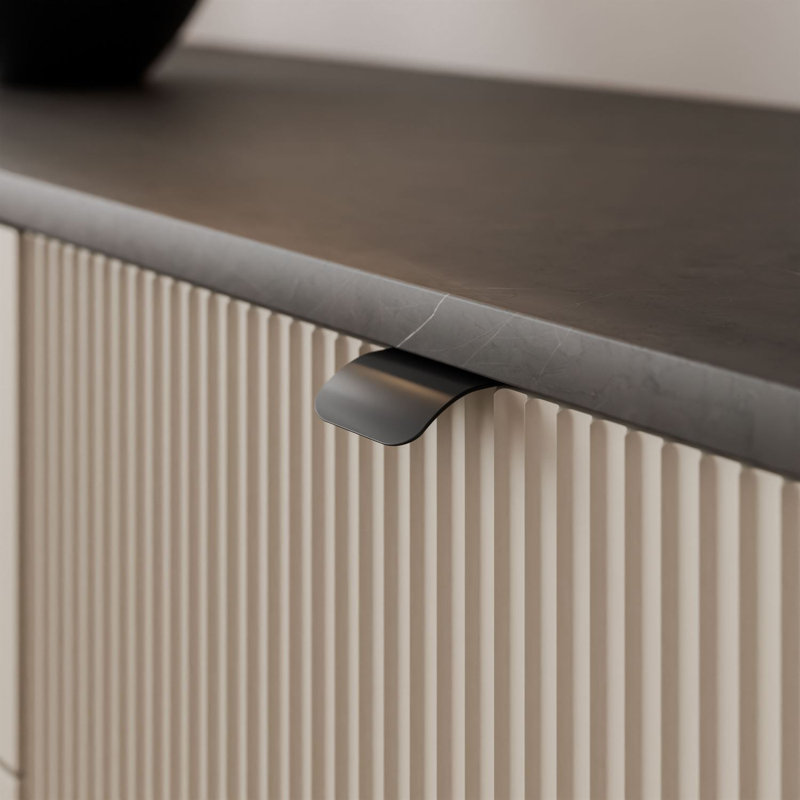 160cm Sideboard, cashmere / grey stone