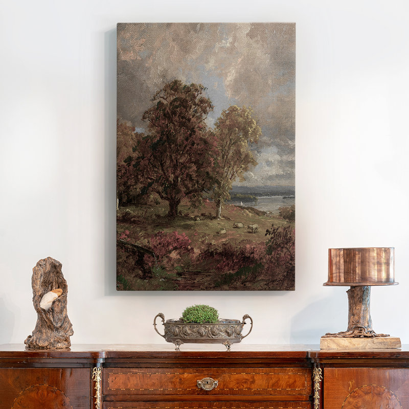 Paysage rétro Lxxi, H 61 po x l 41 po