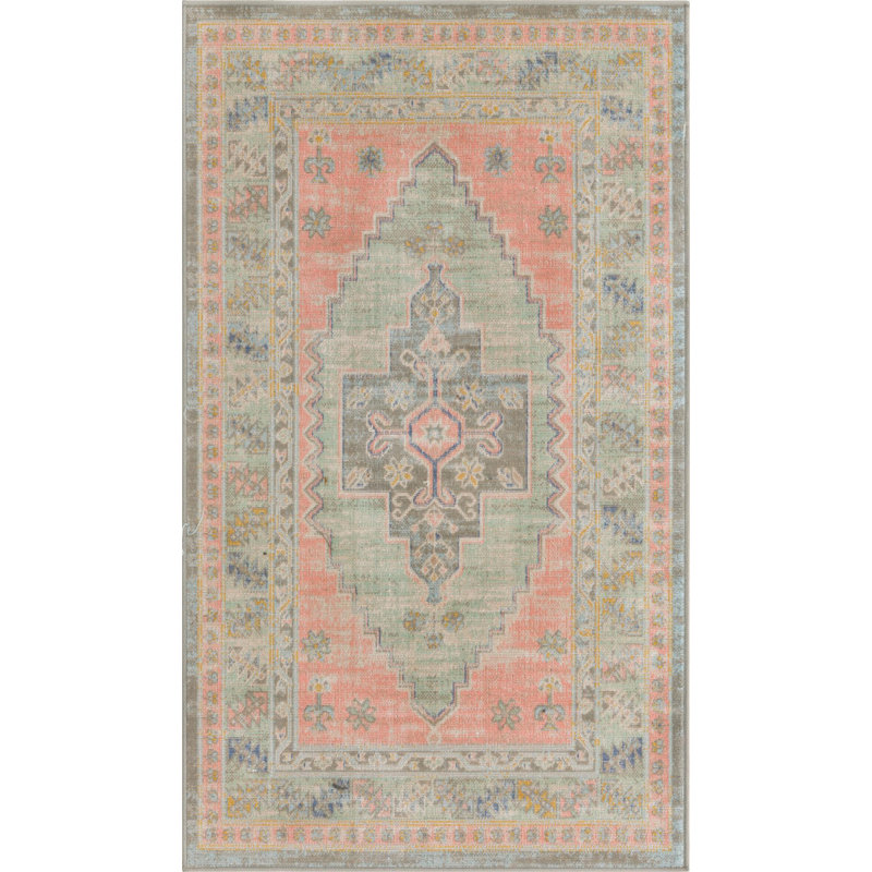 Matthei Oriental Indoor Rug, Rectangle 3' x 5'3"