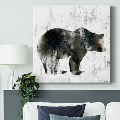 Ours totem sur toile