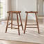 Rubberwood Solid Wood Bar Stool with Solid Wood Frame-177210804