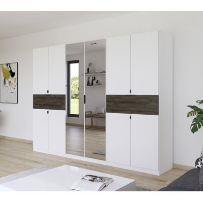 Tivareo  6 Hinged Door Wardrobe available in many colour combinations 2 Drawer INCL. Delivery and Assembly