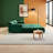 Boneless ??3-in-1 Convertible Sleeper Sofa Bed with Velvet Upholstery? Convertible Couch Bed-1240701149