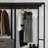 E0 Graded Walk-In Closet With 2X Thicker Powder Coated Metal Deep Storage Compartments