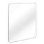 36In X Square Mirror For Bathroom, 4Mm Glass, - Rust Aluminum Alloy, Reinforced Hooks Diameter Wall Modern Frame, Shatterproof
